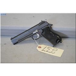 ZIG Mod P210 .9 MM Luger cal 8 shot semi automatic Pistol w/120 mm bbl [ blued finish, checkered gri