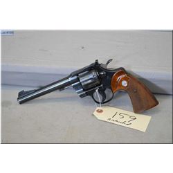 Colt Mod Officer's Model Match .22 LR cal 6 shot Revolver w/ 152 mm bbl [ blued finish, some holster