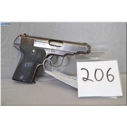 M.A.B. Mod C .7.65 MM cal 7 shot semi automatic Pistol w/ 83 mm bbl [ fading blue finish, checkered 