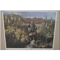 Call it a Day Framed Limited Edition Print, # 149/ 550 ( Hunter walking ) by Robert Wyatt