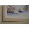 Image 2 : Dawn of the Black Ducks Unlimited Ltd Edition Framed Print ( ducks in a winter scene ) # 381/650   B