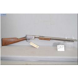 Winchester Mod 1906 .22 LR cal tube fed pump action Rifle w/ 20" bbl [ traces of fading blue turning