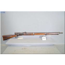 Swiss Vetterli Sauerbrey .41 Rimfire cal full wood Military Rifle w/ 33 " bbl [ fading blue finish t