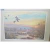Image 1 : Wetlanders Limited Edition Print, # 4905/ 5300 by Artist Herb Booth ( Duck fall scene )