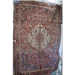 Carpet 80" x 125"  [ muted red toned in color ]