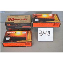 Bag Lot : 2 Boxes Hornady ( 20 rnds per ) 140 gr 6.5 Jap cal ammo - 2 Boxes Norma 156 gr 6.5 Jap amm