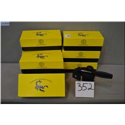 Tray Lot :  9 Scorpion Spotting Scope Window Mounts ONLY w/ boxes, appears as new, some boxes have d