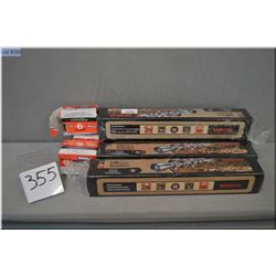 Tray Lot : 4 Tasco 3 x 9 x 32 Rimfire Scopes w/orig boxes appear as new, some damage to boxes - 3 Ho