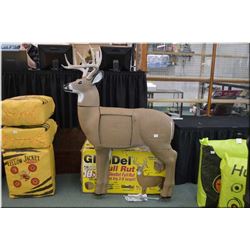 Glendel Full Rut 3 D Deer Archery Target - Size of 300 Lb Deer Live Wt Appears as new some damage to