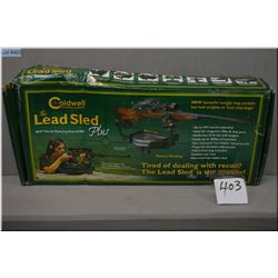 Caldwell Shooting Supp. Lead Sled Plus Shooting Rest, new in orig box, some damage to box, Retail $ 