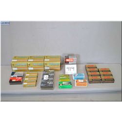 Tray Lot : Three Bricks ( 500 rnds per ) Fiocchi .22 Short Golden Match Ammo - plus approx 20 boxes 