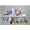 Image 1 : Tray Lot : Approx Nine Various Set of Grips, bullet mold, few tools, bore sighter etc.