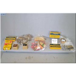 Tray Lot : Various Collector Ammo - Part Boxes, some in bags, shot shells includ : .32 Rem, .38-72, 