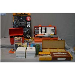 Box Lot : 6 boxes Shooting Federation rolls of black dot cover ups - cleaning kits - 2 sets of new g