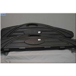 Lot of Two Flambeau Foam Lined Black Plastic Gun Cases