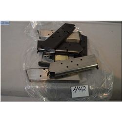 Bag Lot : 8 .45 Auto 7 shot Mags [ 2 Colts & 1 Unknown blued - 2 Pachmayr Stainless - 3 Unmarked Sta