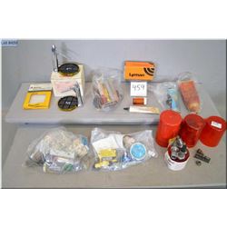 Box Lot : Reloading Equipment : 2 Lee Bullet primers - Lee Dies .41 Mag - various lube, tools, etc.
