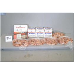 Tray Lot  : 3  Boxes ( 500 rnd ) Win Dynapoint .22 LR Ammo - approx. 75 rnds .45 Auto reloads - plas