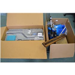 Lot of Two Lg Boxes : Dillon Press & access [ one box came w/press ] Model XL 650  Instruction paper