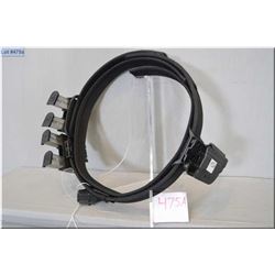 Black Web Belt w holster  & 4 mags and holder - Fits Size 42 , Mags & holster etc fit Springfield XD