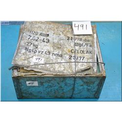 Case - 7.62 x 54 Ammo - open w/ approx 47 Boxes ( 20 rnds per )