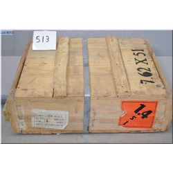 One Wooden Case : 520 Rnds Marked 7.62 x 51 Ball Ammo