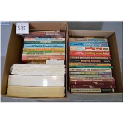 Lot of Two Boxes : Soft Cover Books : Gun Digest, Cartridges of the World, Firearms Assembly, etc - 