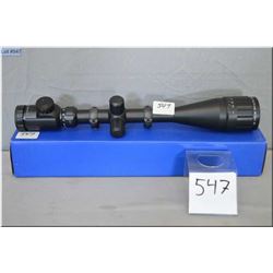 Scope 6 - 24 x 50 Red/ Green  Mil-Dash Dot AO w/ rings & adjustable objective w/orig box - appears a