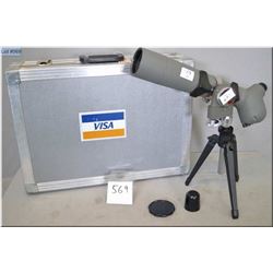 Aluminum Foam Lined Case : w/ Bushnell Spotting Scope w/ tripod