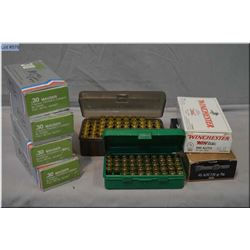 Bag Lot : 4 Boxes Hansen .30 Mauser Combat 85 Gr ammo - 30 rnds plus brass .45 Colt Reloads - 48 rnd