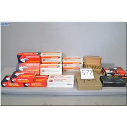 Box Lot : Ammo : Approx. 240 Rnds plus brass .38 Spec Reloads - Approx. 5 Boxes .9 MM Ammo some mayb