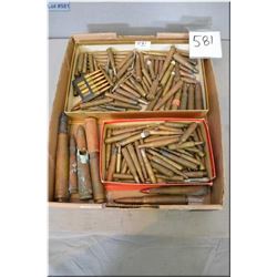 Tray Lot : Collector Ammo & Brass : .577 Nitro - .600 Nitro - .505 Gibbs - .50 Vickers - Rare rimfir