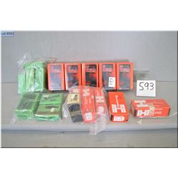 Box Lot : Various lead bullets includ .30 cal , .9 MM, .303 , etc.