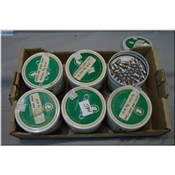 Box : 6 Tobbaco Cans w/ .44 cal lead bullets