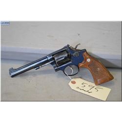 Smith & Wesson Mod 14 - 3 .38 Spec cal 6 shot Revolver w/ 152 mm bbl [ blued finish, adjustable rear