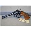 Image 1 : Smith & Wesson Mod 17-4 .22 LR cal 6 shot Revolver w/152 mm bbl [ blued finish, appears v-good, ligh