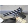 Image 2 : Ruger Mod Mark II Target .22 LR cal 10 shot semi automatic Pistol w/140 mm Bull bbl [ blued finish, 