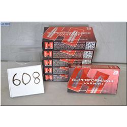 Bag Lot : 6 Boxes ( 20 rnds per ) Hornady .204 Ruger cal 32G VMax Ammo