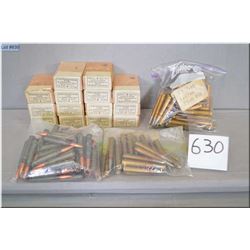 Box Lot : 14 Boxes ( 15 rnds per ) 7.9 / .8MM Mauser Surplus Ammo -  sm bag lot  : 30 loose rnds .8 