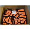 Image 1 : Box : Stony Creek Outfitter's License & Tag Holders - fluorescent orange, several hundred  - new