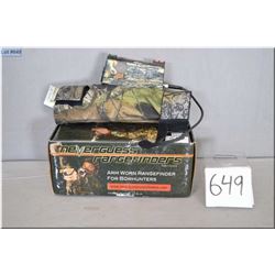 Never Guess Range Finder for Bow Hunters, Retail $ 500.00 new in orig boxes, some damage to box