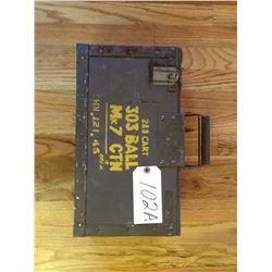 collector case 288RDS 303 british ball ammo marked MK.7 CTN       HN.121.45