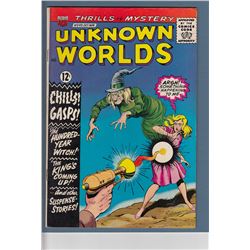 Unknown Worlds #43(1965) great Sci-Fi/Horror cover