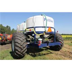 PATTISON CB 3200 GALLON LIQUID FERTILIZER WAGON C/W 3 COMPARTMENT TANKS