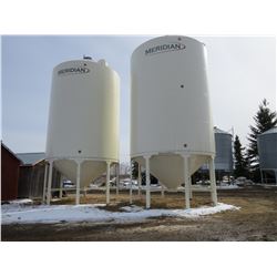 BIN #1 - MERIDIAN 4000 BUSHEL GRAIN BIN - CHOICE