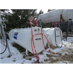 WESTEEL 1000 GALLON FUEL VAULT DOUBLE WALL TANK - CHOICE
