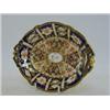 Image 1 : A ROYAL CROWN DERBY OVAL DISH, 1920, Imari pattern, length 21cm  80-100...