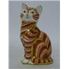 Image 1 : A ROYAL CROWN DERBY PAPERWEIGHT, Ginger Tom, LVII  500-700...