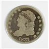 Image 1 : 1831 BUST HALF DIME G/VG