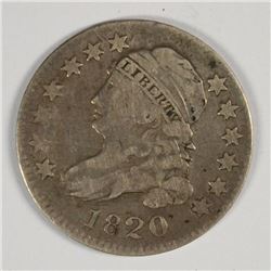 1820 BUST DIME FINE
